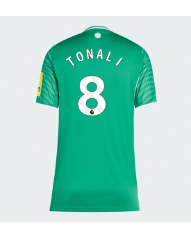 Newcastle United Sandro Tonali #8 Maglia Gara Trasferta Repliche 2025-26 Donna Maniche Corte